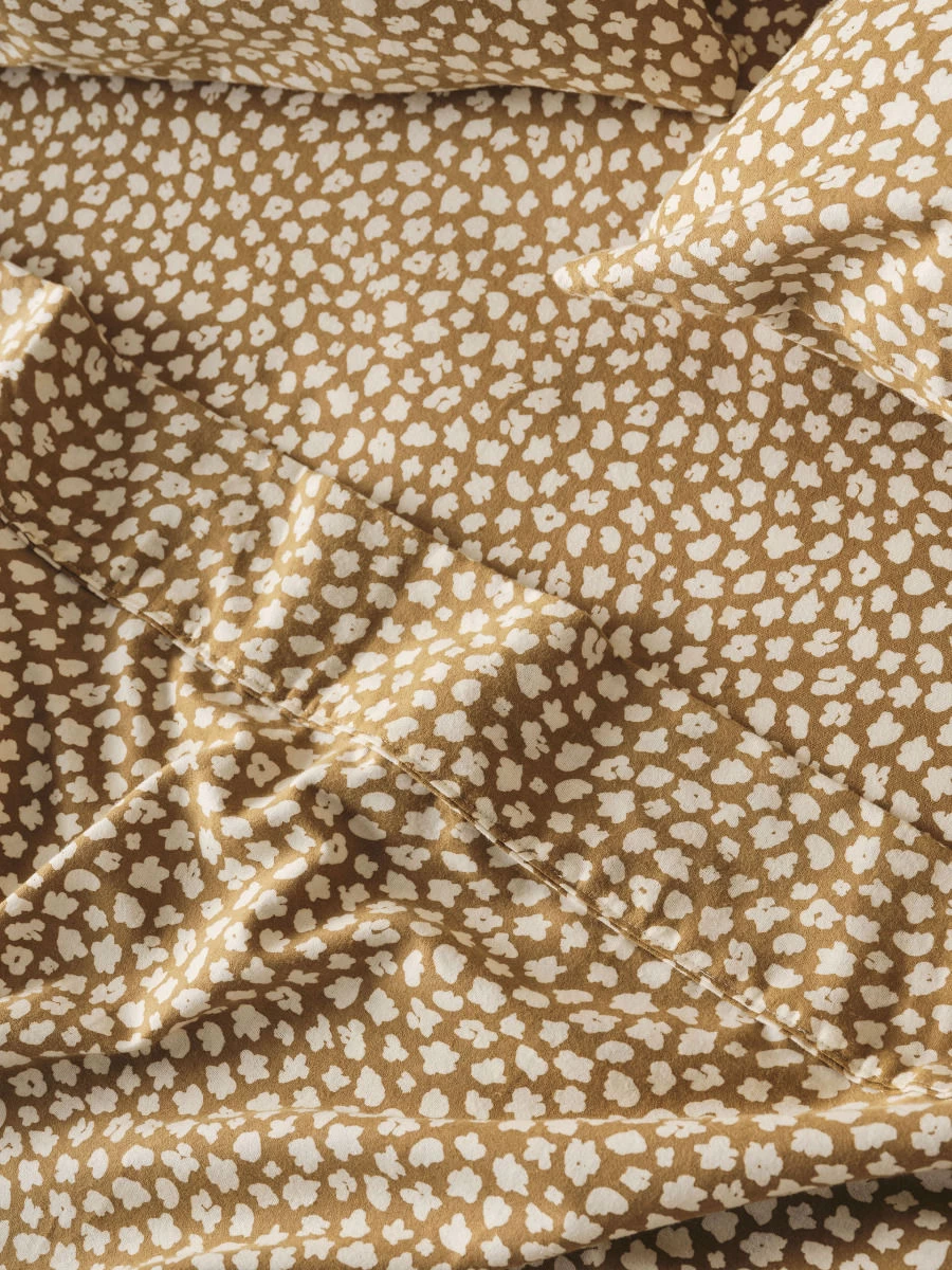 Linen House Abbi Dijon Flannelette Sheet Set - Image 3