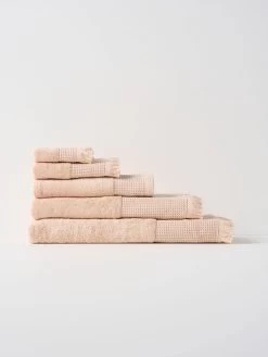 Linen House Aria Nude Cotton/Bamboo Towel Collection