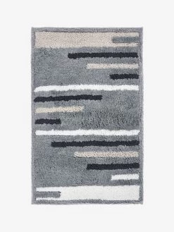 Linen House Bradford Charcoal Bath Mat 1700 GSM