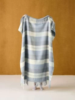 Linen House Devonshire Silver Throw