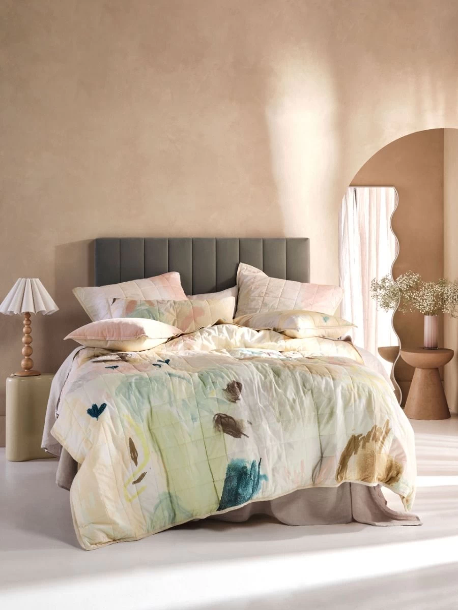 Linen House Ari Silver Bedhead - Image 2