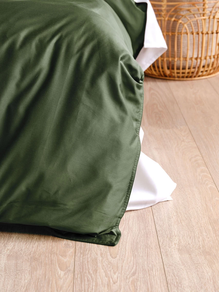 Linen House Haven Pine Bamboo Cotton 500TC Quilt Cover Set - Image 4