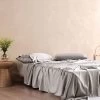 Linen House Haven Silver Bamboo Cotton 500TC Sheet Set