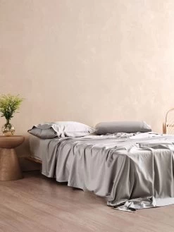 Linen House Haven Silver Bamboo Cotton 500TC Sheet Set