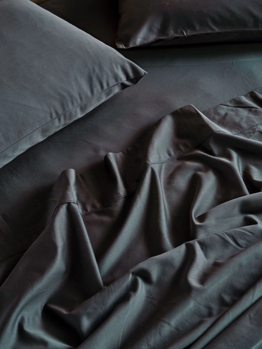 Linen House Haven Slate Bamboo Cotton 500TC Sheet Set - Image 2