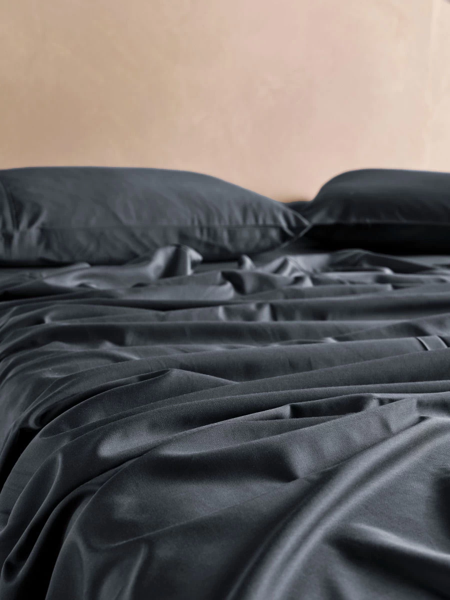 Linen House Haven Slate Bamboo Cotton 500TC Sheet Set - Image 4