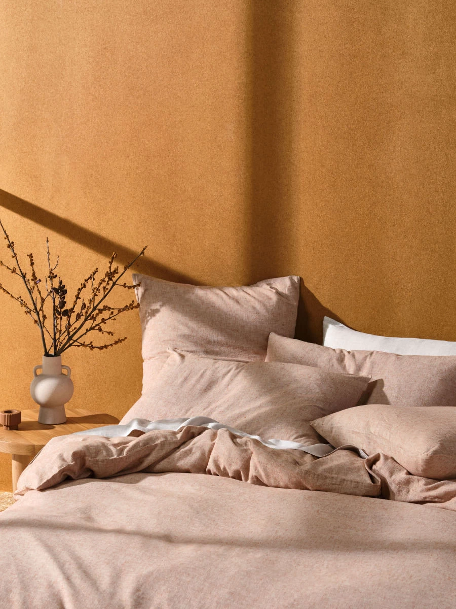 Linen House Hemp Triblend Rust European Pillowcase - Image 4