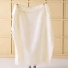 Linen House Linden White Linen Throw