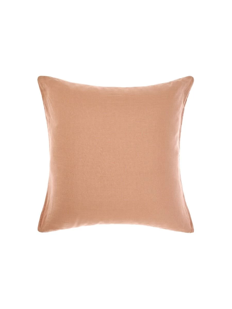 Linen House Nimes Clay Linen European Pillowcase - Image 2