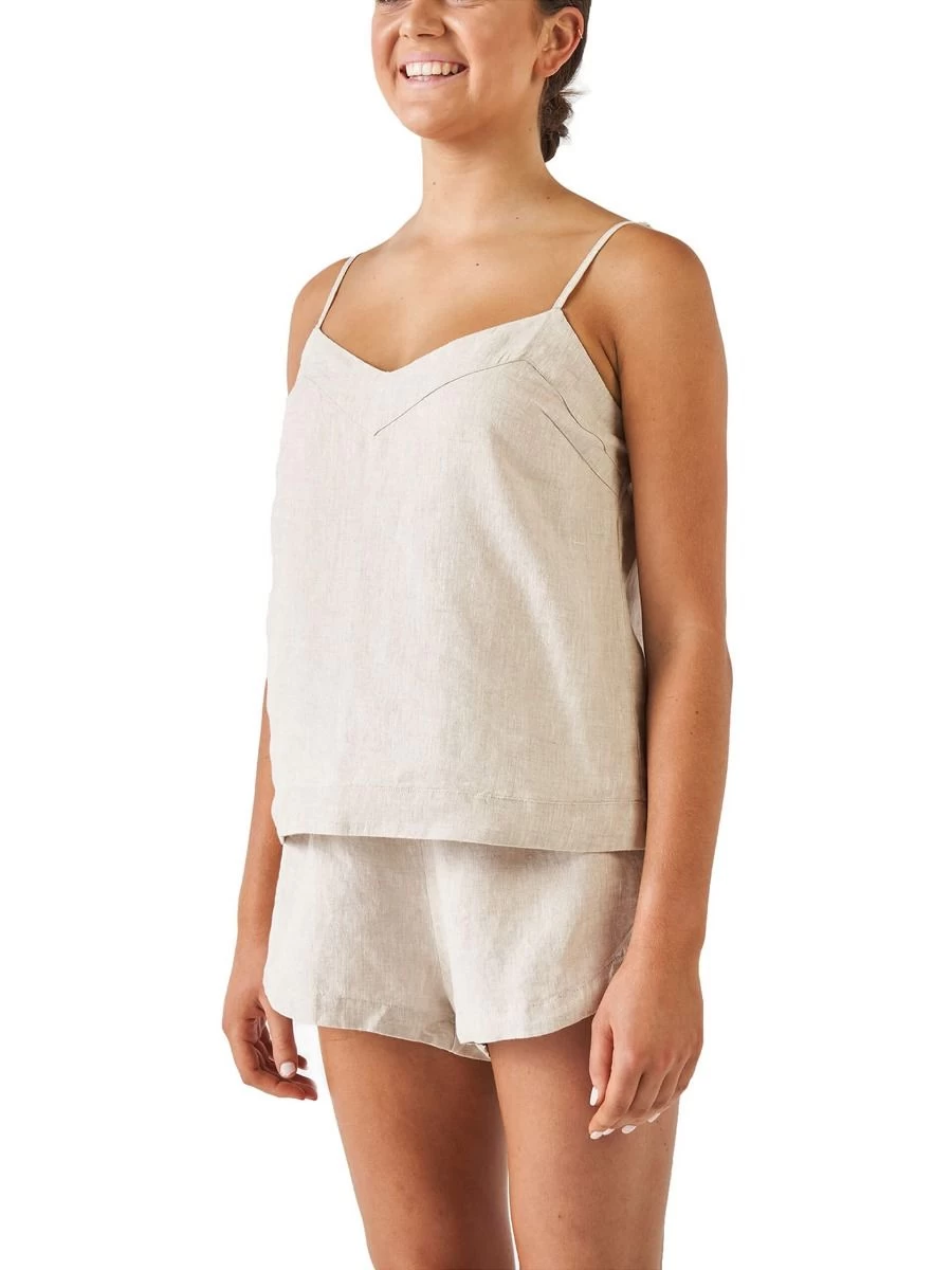 Linen House Nimes Natural Linen Cami