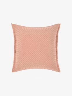 Linen House Raquelle Pink Clay European Pillowcase