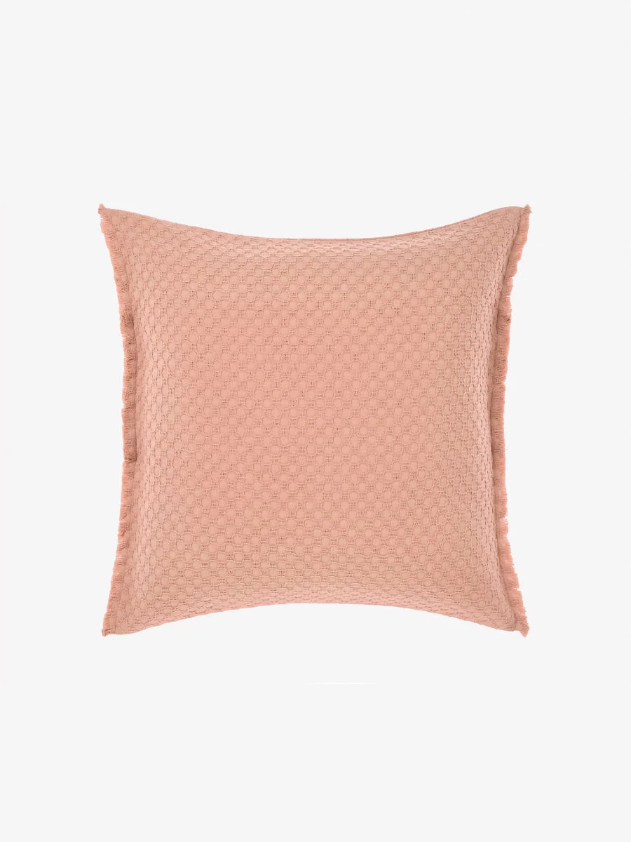 Linen House Raquelle Pink Clay European Pillowcase