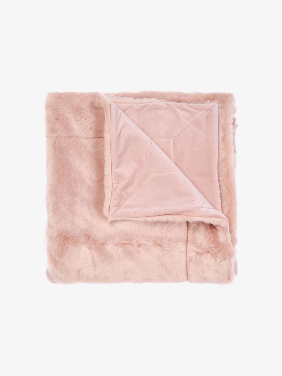 Linen House Selma Pink Salt Throw - Image 4