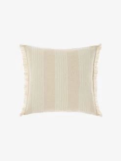 Linen House Sloan Vanilla Cushion 50x50cm