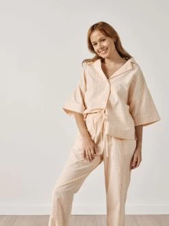 Linen House Springsteen Peach Shirt