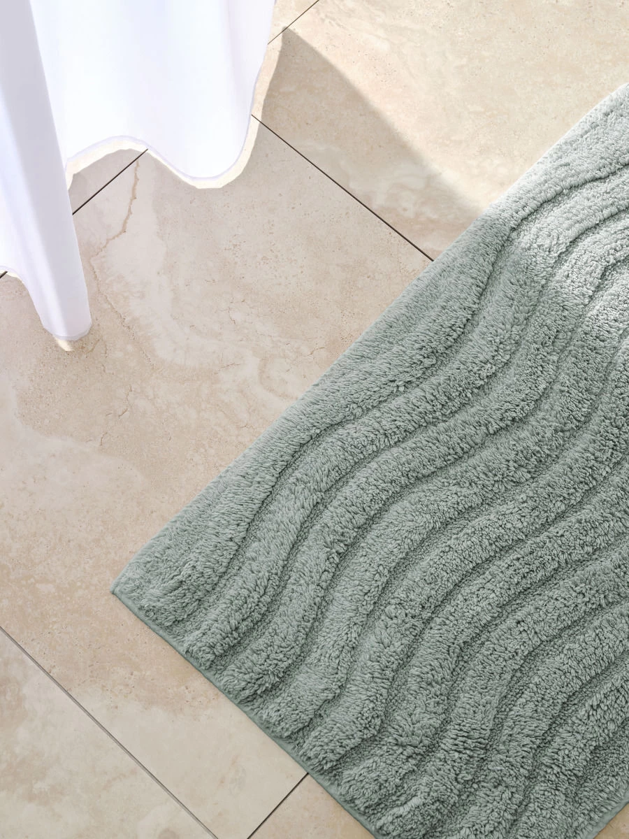 Linen House Tamber Blue Bath Mat - Image 2