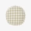 Linen House Tavola Oatmeal Cushion 45cm Round