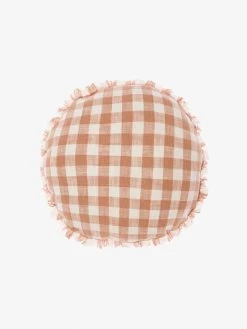 Linen House Tavola Pink Clay Cushion 45cm Round