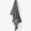 Linen House Velour Stripe Ash Towel Collection