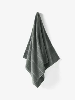 Linen House Velour Stripe Storm Towel Collection