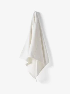Linen House Velour Stripe White Towel Collection