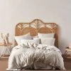 Linen House Haven Sand Bamboo Cotton 500TC Quilt Cover Set