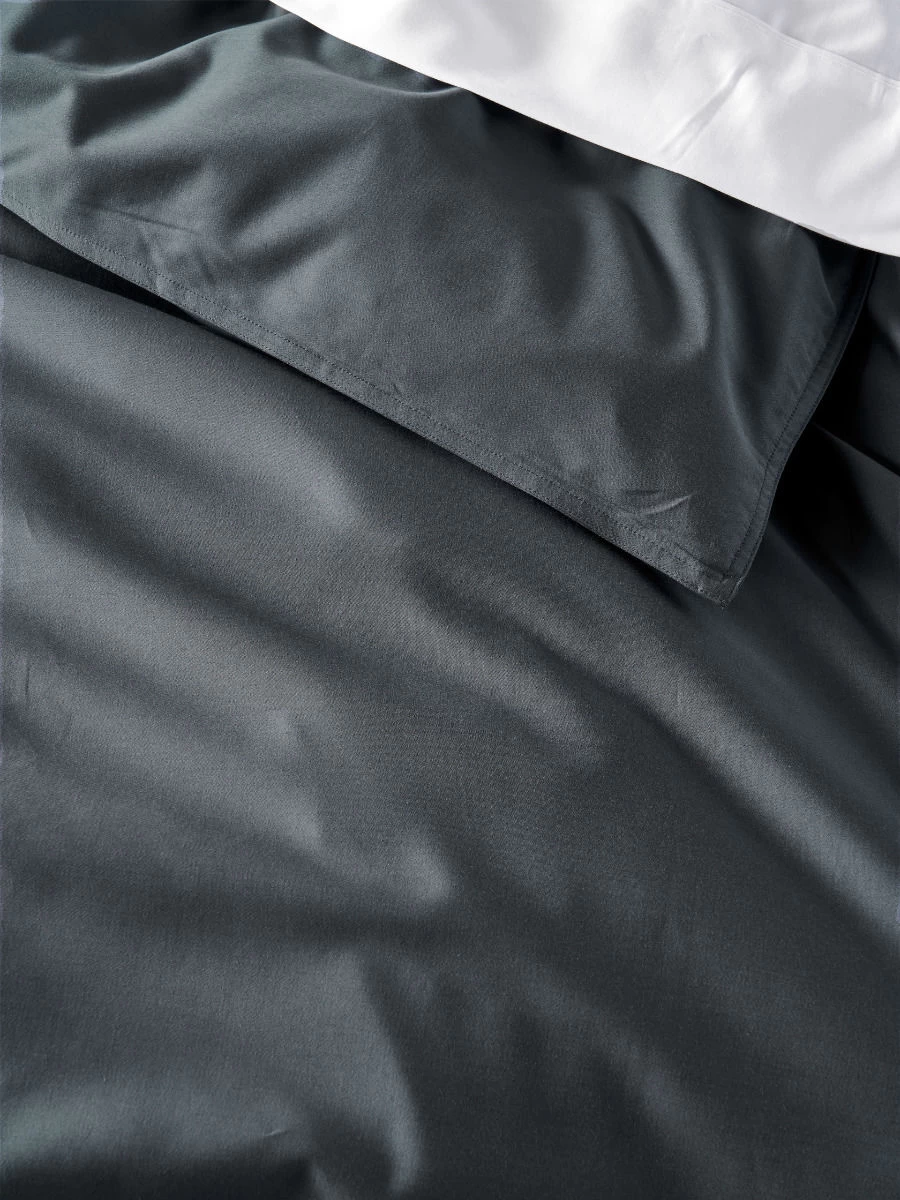 Linen House Haven Slate Bamboo Cotton 500TC Quilt Cover Set - Image 2