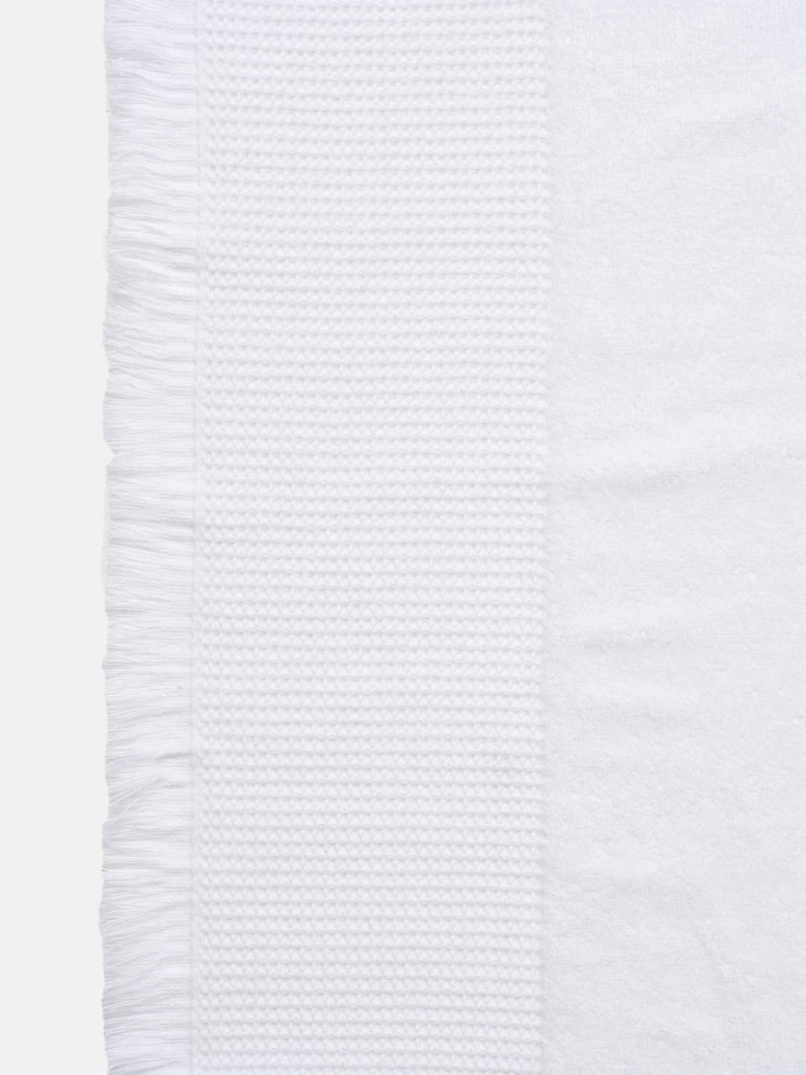 Linen House Aria Cotton/Bamboo White Towel Collection - Image 3