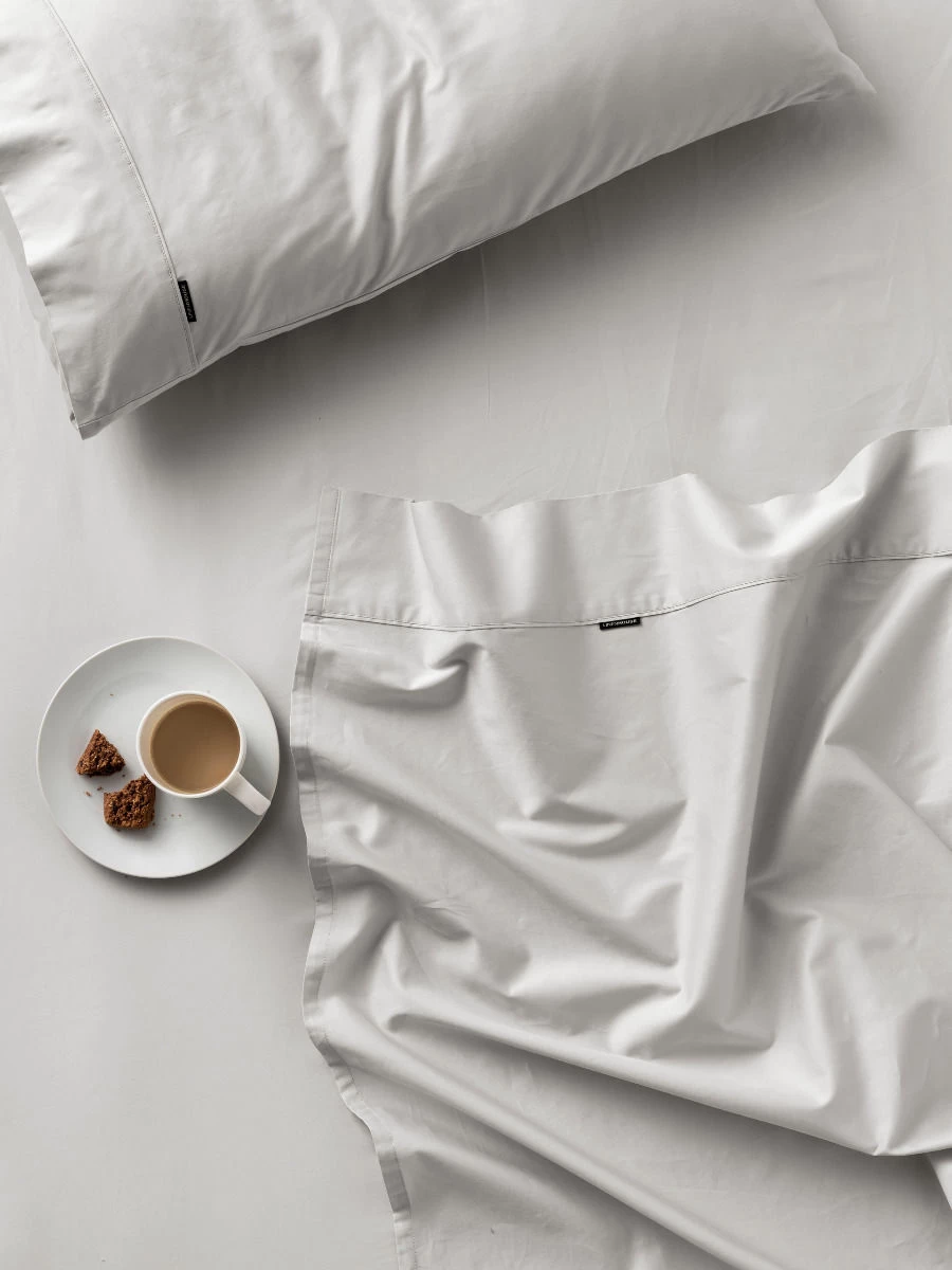 Linen House Augusta 500TC Cotton Sateen Fitted Sheet 50cm - Image 4