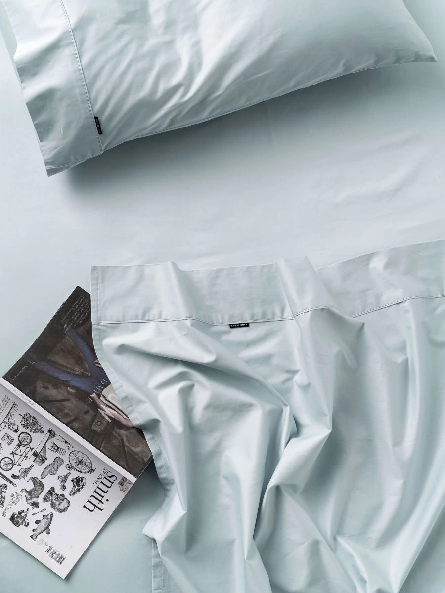 Linen House Augusta 500TC Cotton Sateen Fitted Sheet 50cm - Image 7