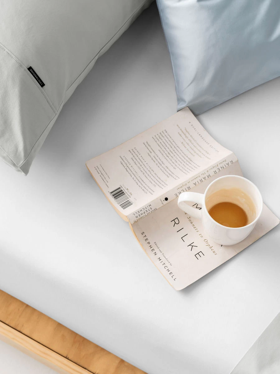 Linen House Augusta 500TC Cotton Sateen Fitted Sheet 60cm