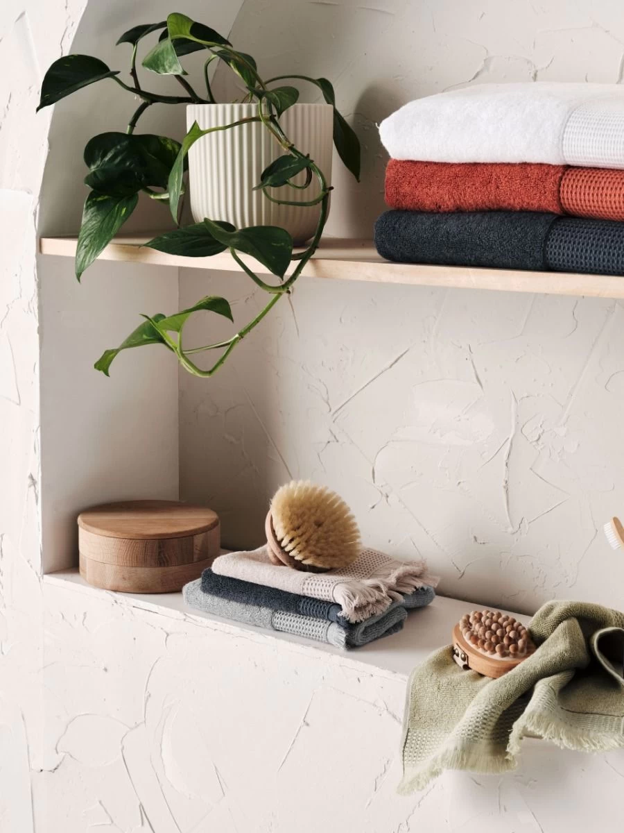 Linen House Aria Cotton/Bamboo Sand Towel Collection - Image 3