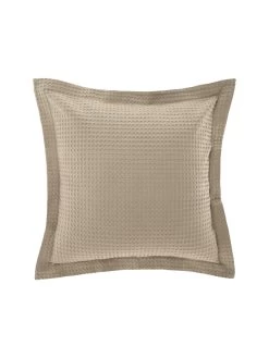 Linen House Deluxe Waffle Tan European Pillowcase
