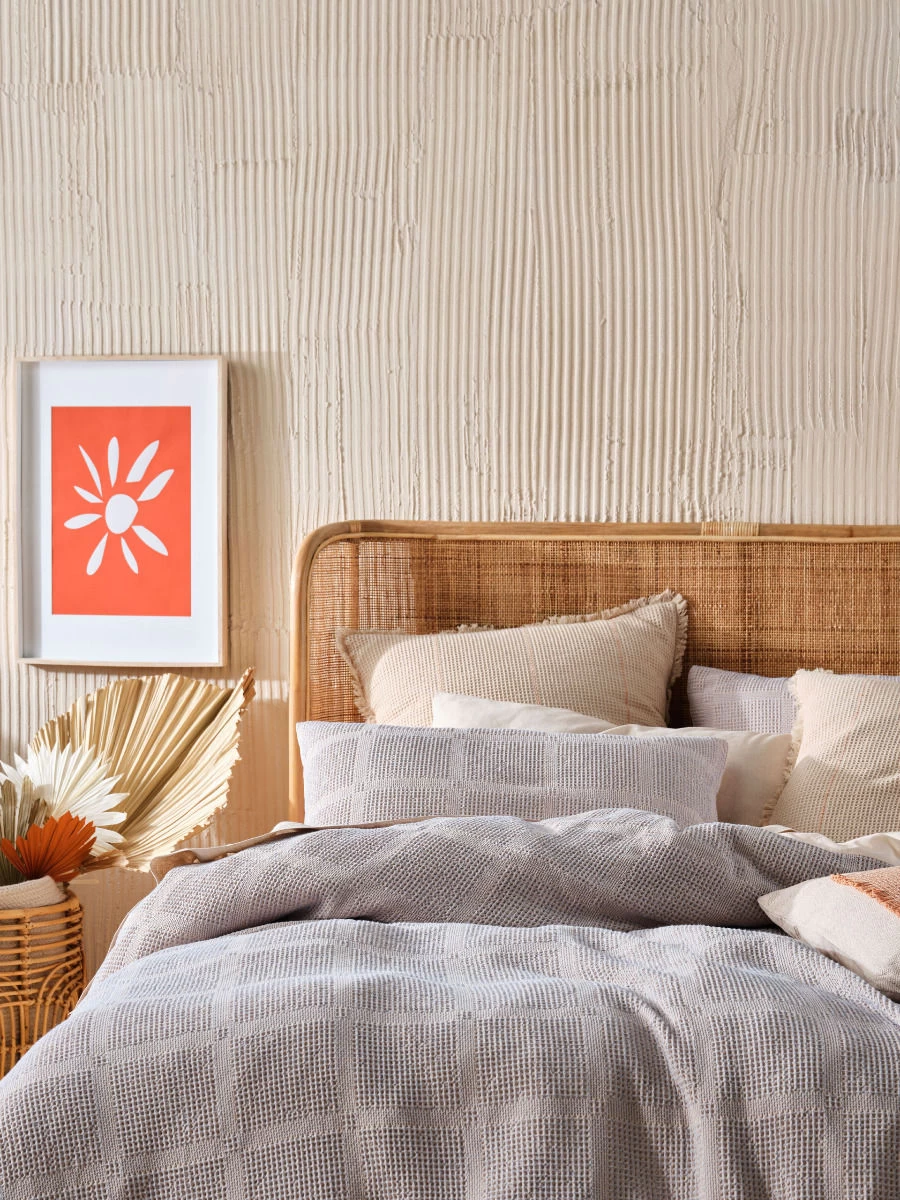 Linen House Galicia Blue-Sand Quilt Cover Set - Image 3