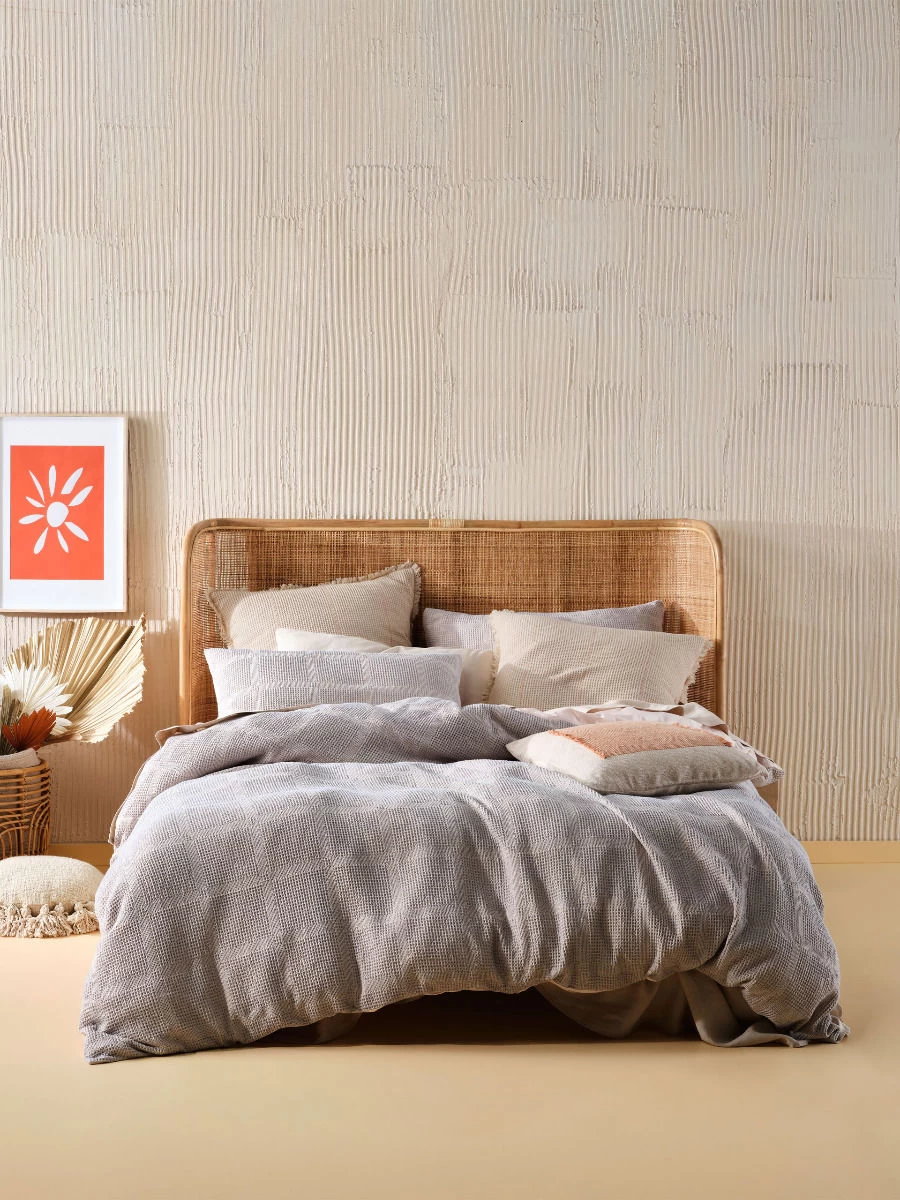 Linen House Galicia Blue-Sand Quilt Cover Set - Image 7