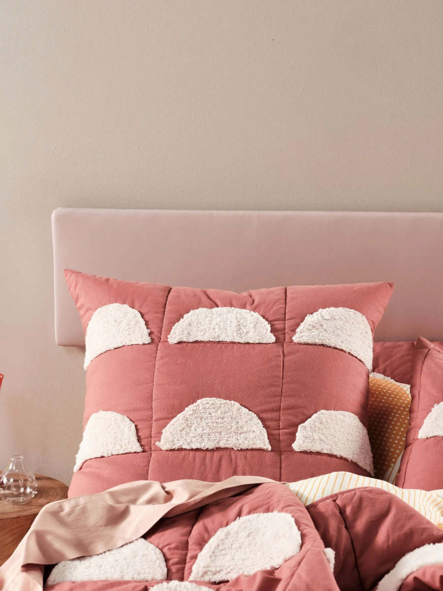 Linen House Moonrise Paprika European Pillowcase - Image 2