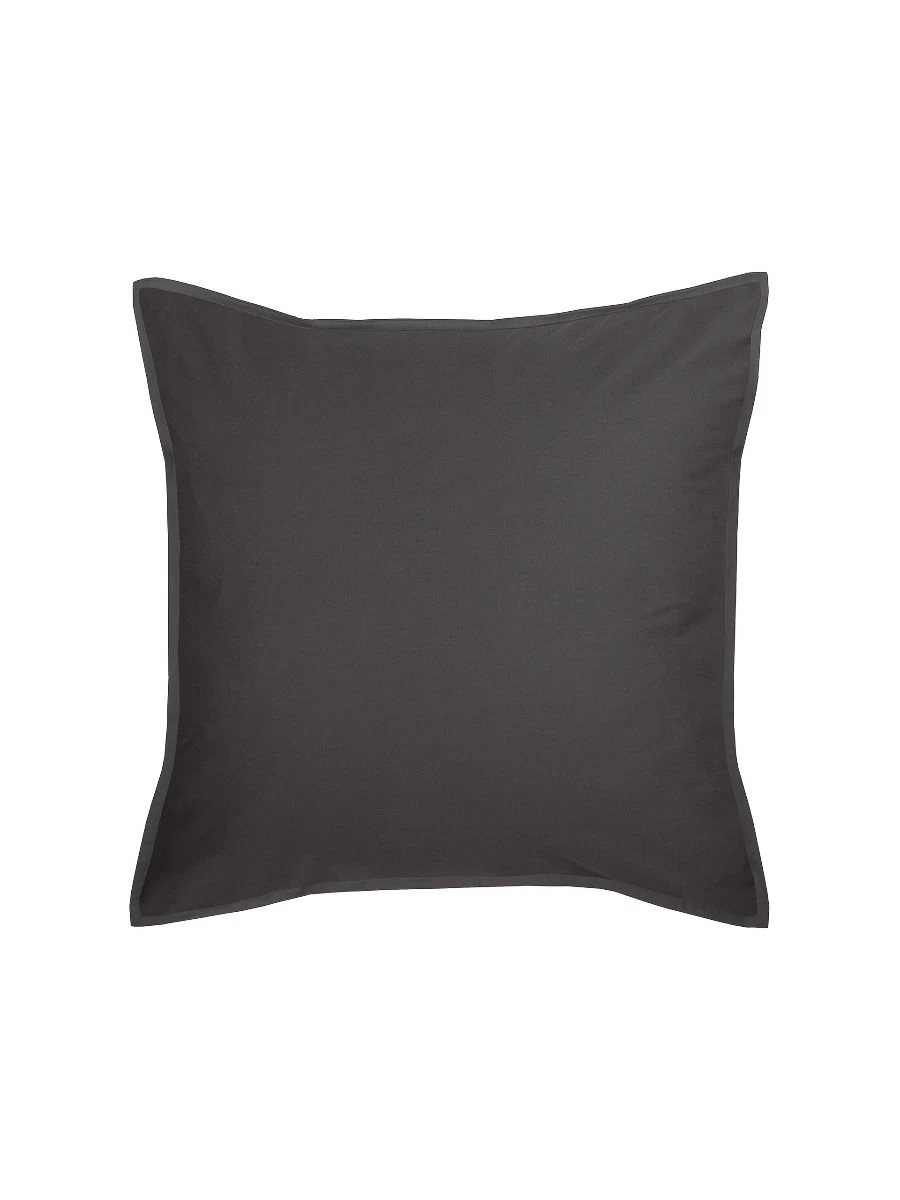 Linen House Nara Bamboo Cotton Charcoal European Pillowcase
