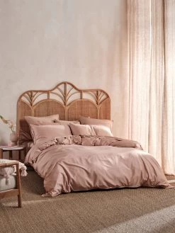 Linen House Nara Bamboo Cotton Clay Quilt Cover Set