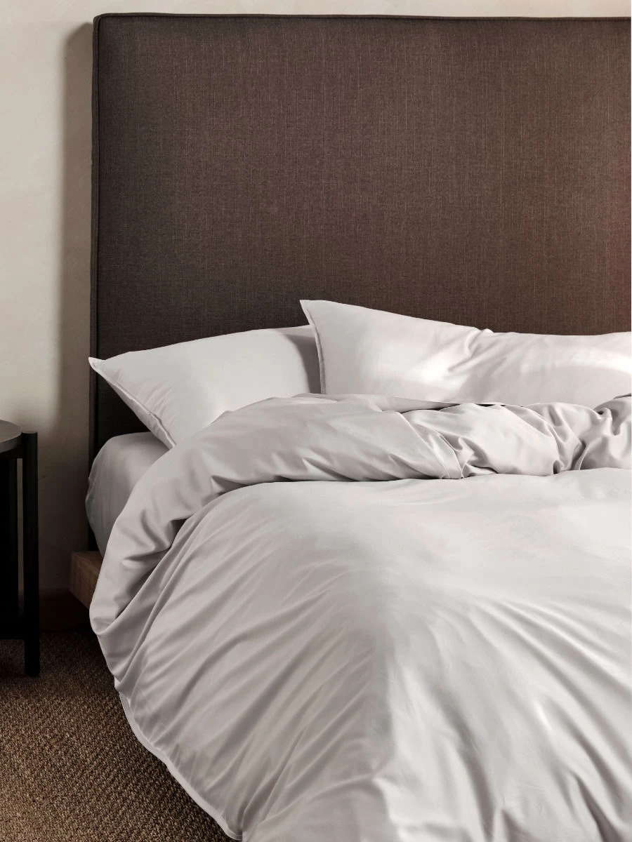 Linen House Nara Bamboo Cotton Silver Quilt Cover Set - Image 2