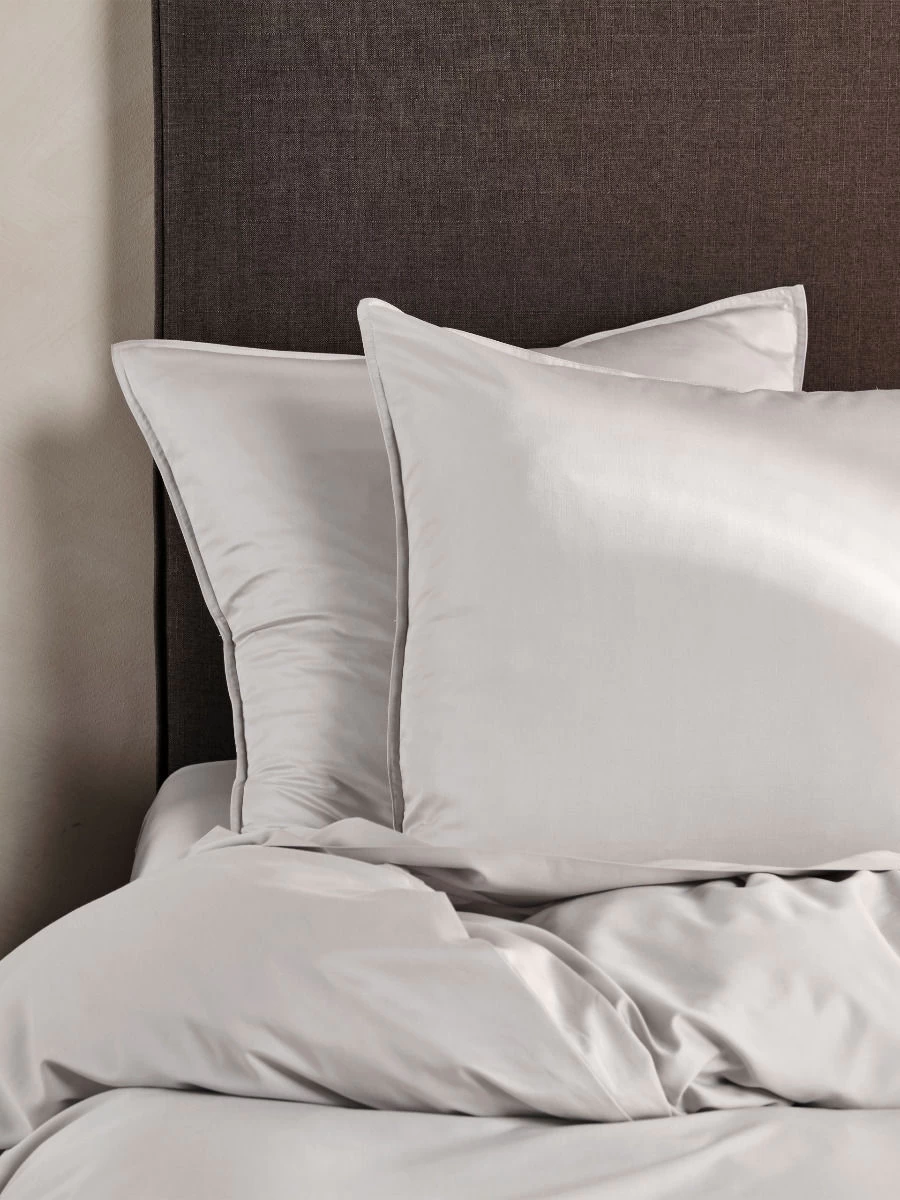 Linen House Nara Bamboo Cotton Silver Quilt Cover Set - Image 3