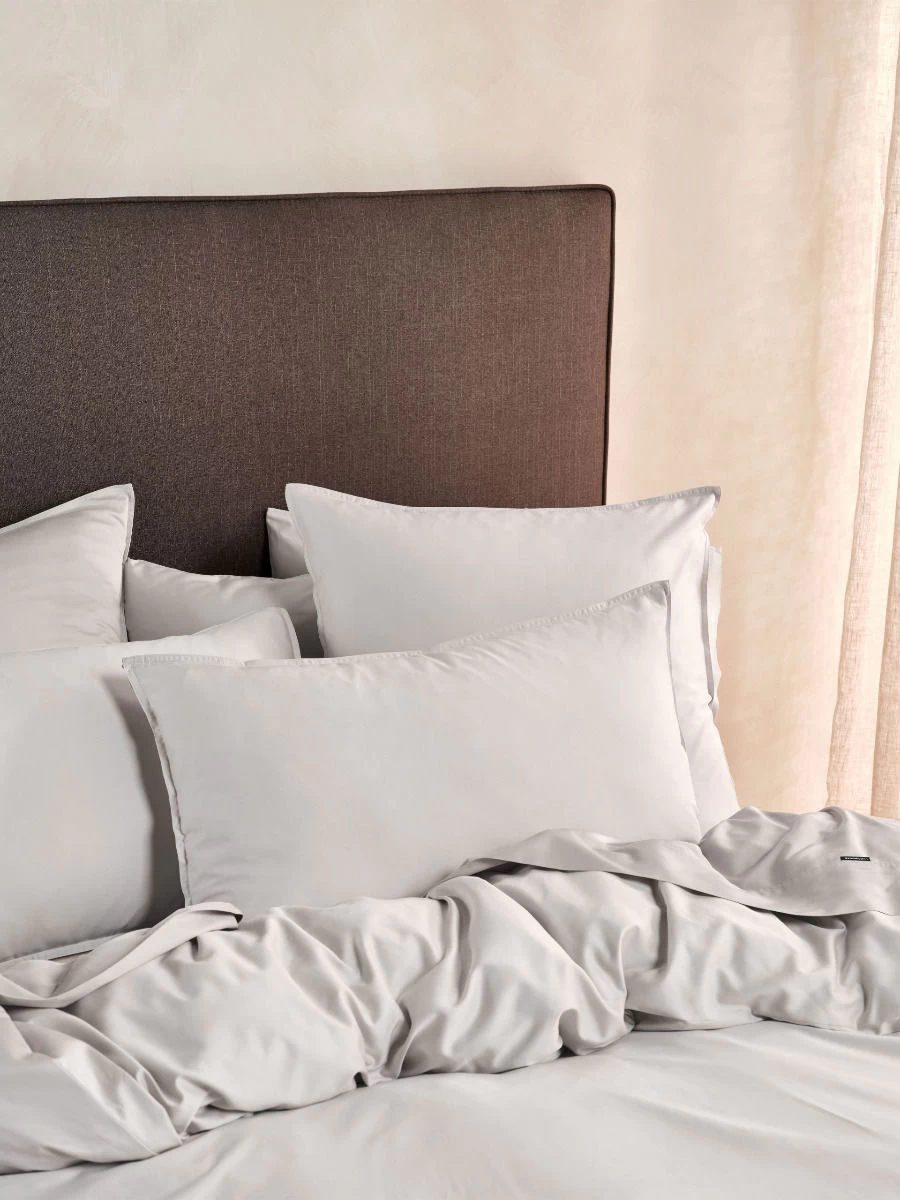 Linen House Nara Bamboo Cotton Silver Quilt Cover Set - Image 4