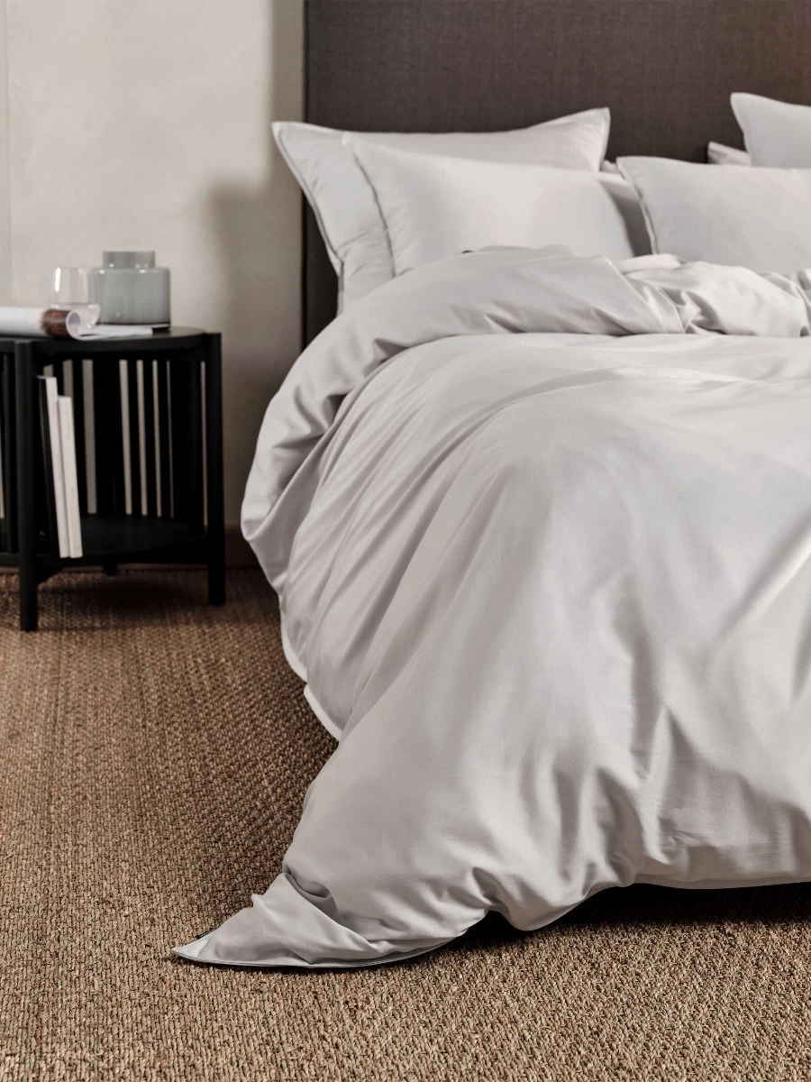 Linen House Nara Bamboo Cotton Silver Quilt Cover Set - Image 5