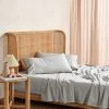 Linen House Nara Silver Bamboo Cotton 400TC Sheet Set