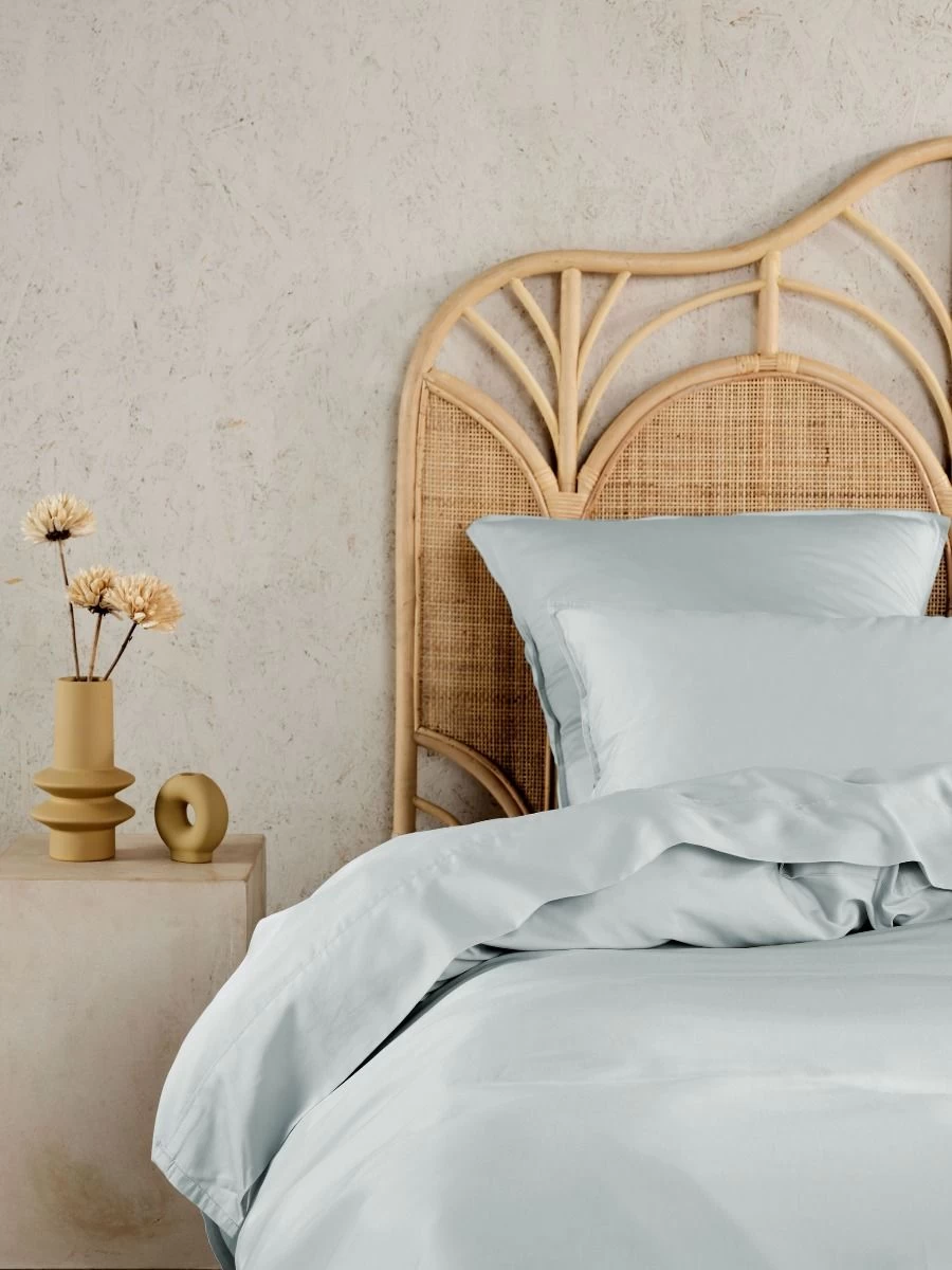 Linen House Nara Bamboo Cotton Sky Quilt Cover Set - Image 2