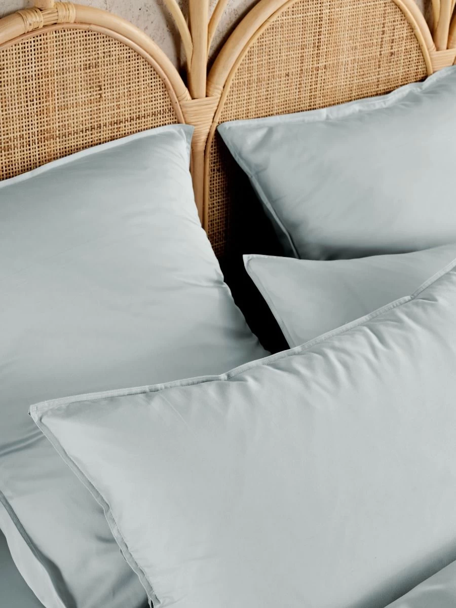 Linen House Nara Bamboo Cotton Sky Quilt Cover Set - Image 4