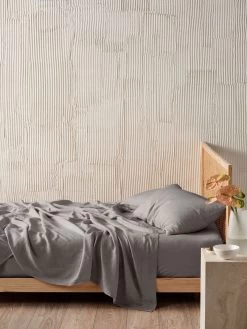 Linen House Pure Linen Ash Sheet Set