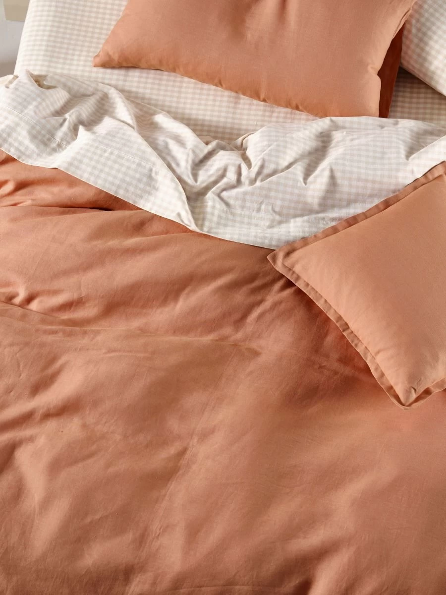 Linen House Nimes Clay Linen Quilt Cover Set - Image 3