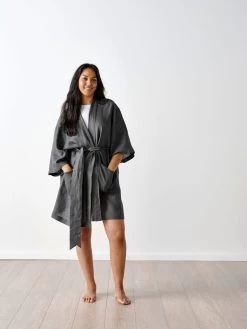 Linen House Nimes Magnet Linen Short Robe