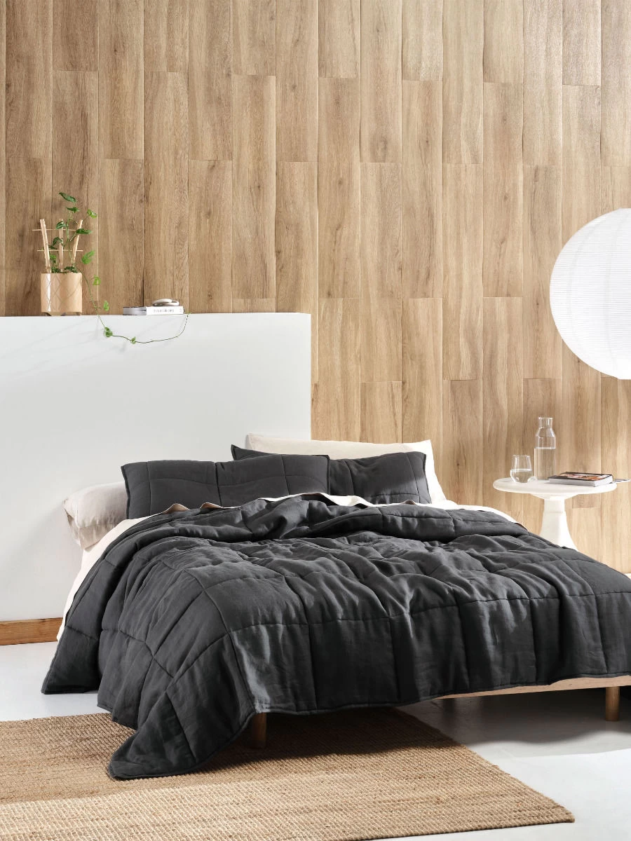 Linen House Nimes Magnet Linen Coverlet