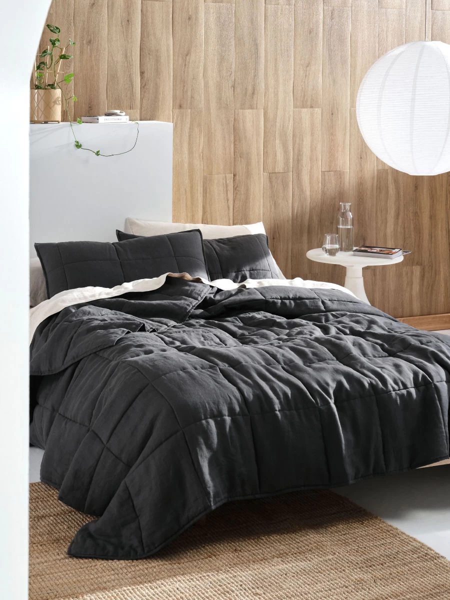 Linen House Nimes Magnet Linen Coverlet - Image 5